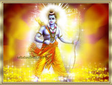 Ram bhagawan - sri Ram chandra with bow and arrow