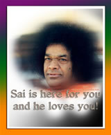 Sai is here and he loves you - intense-look-sathya-sai-baba