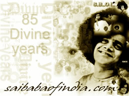 85 divine year with sri sathya sai baba - happy birthday sai baba