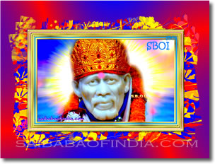 Latest Digitally enhanced High resolution, large size 1600 x 1200 Photo of Original Shirdi Sai Baba Murthi (Statue) from Shirdi, Samadhi Mandir - desktop wallpaper- 