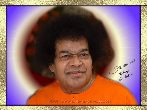 With Love & Blessings Sathya Sai Baba - Ati Rudra Maha Yajna Mahapurusha