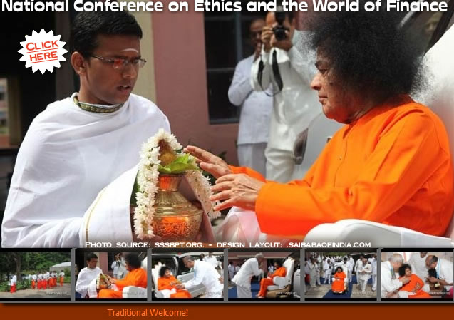 Prasanthi Nilayam is hosting a two-day National Conference on Ethics and the World of Finance