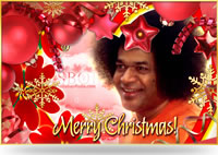Sai Baba & Jesus Christmas Greeting cards