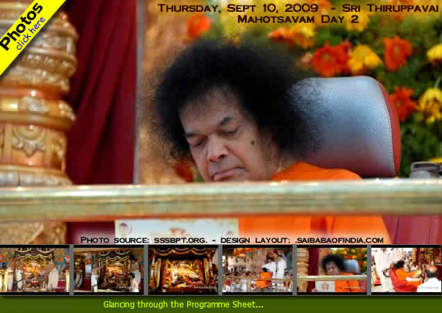 Today, the morning rituals proceeded like yesterday, with the Sathya Sai Sahasranamam being chanted for the worship. Bhagavan came for darshan at 5.10 pm and sat onstage listening to the Vedic chants after His darshan round. At 5.50 pm,...