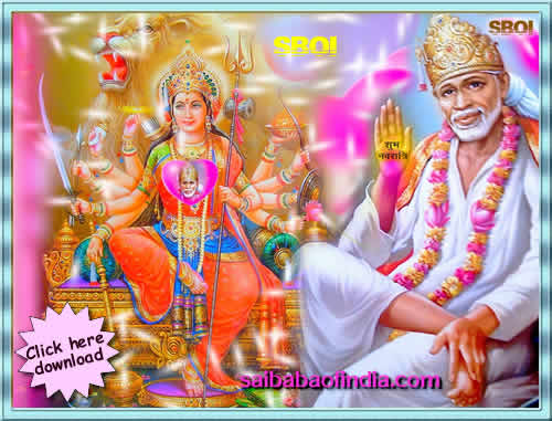 Happy Navaratri - Shirdi Sai Baba