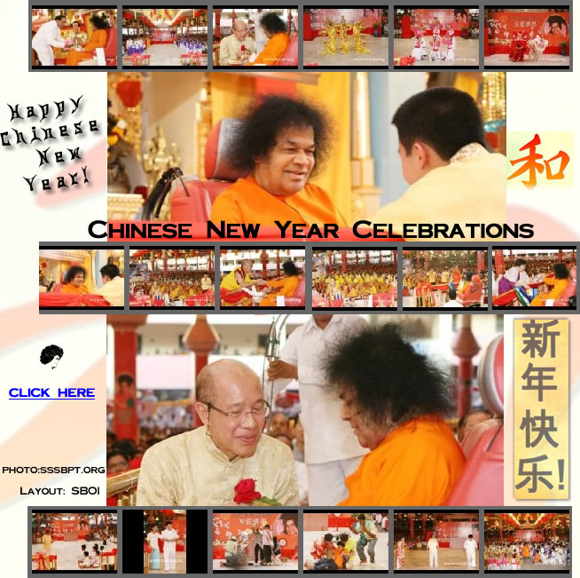 SAI BABA - PHOTOS 2009 Chinese New Year Celebrations